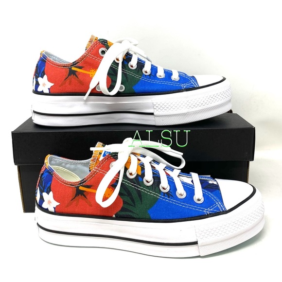 Converse Shoes - Converse Ctas Lift Low Canvas Totally Blue Women